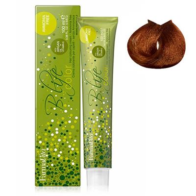 B.LIFE COLOR TINTE SIN AMONIACO 7.43 RUBIO COBRE DORADO 100ML FARMAVITA