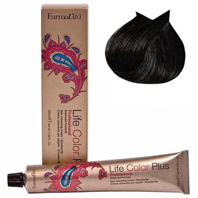 LIFE COLOR PLUS TINTE 3.0 CASTAÑO OSCURO 100ML FARMAVITA