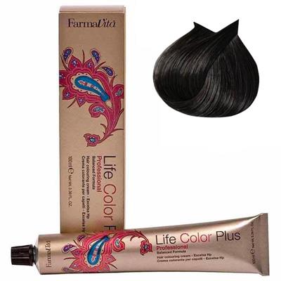 LIFE COLOR PLUS TINTE 4.1 CASTAÑO CENIZA 100ML FARMAVITA