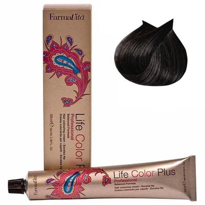 LIFE COLOR PLUS TINTE 4.12 CASTAÑO CENIZA IRISEE 100ML FARMAVITA