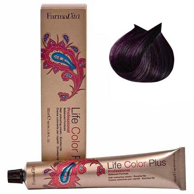 LIFE COLOR PLUS TINTE 4.20 CASTAÑO CENIZA IRISEE 100ML FARMAVITA
