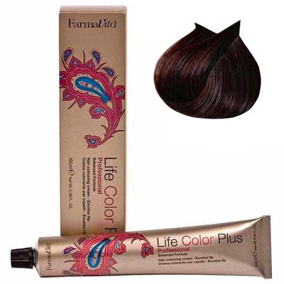 LIFE COLOR PLUS TINTE 4.5 CASTAÑO CAOBA 100ML FARMAVITA