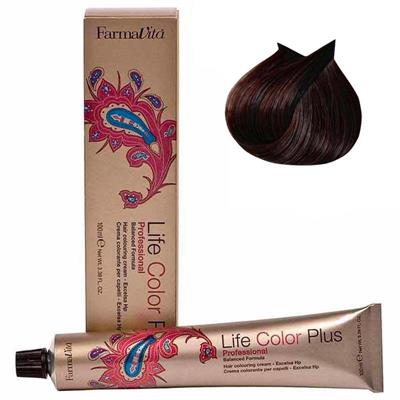 LIFE COLOR PLUS TINTE 4.52 CASTAÑO CLARO CHOCOLATE CAOBA 100ML FARMAVITA
