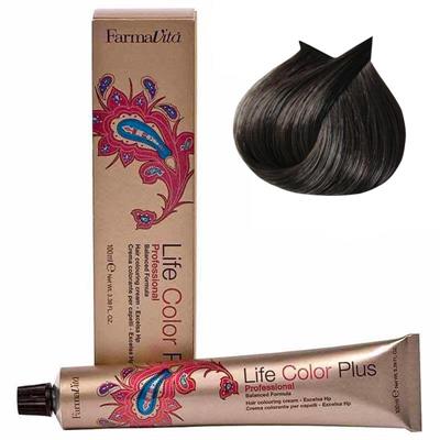 LIFE COLOR PLUS TINTE 5.1 CASTAÑO CLARO CENIZA 100ML FARMAVITA