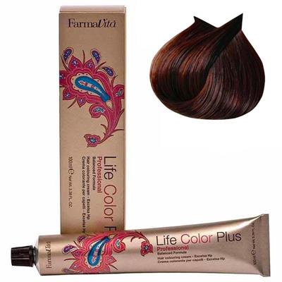 LIFE COLOR PLUS TINTE 5.5 CASTAÑO CLARO CAOBA 100ML FARMAVITA