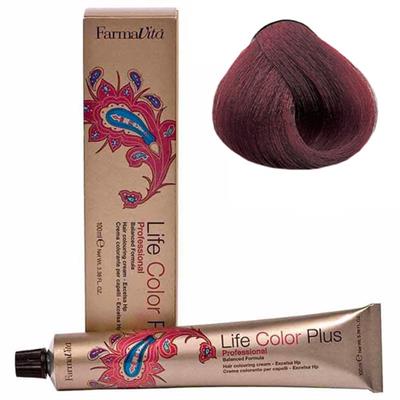 LIFE COLOR PLUS TINTE 5.64 CASTAÑO CLARO ROJO COBRE 100ML FARMAVITA