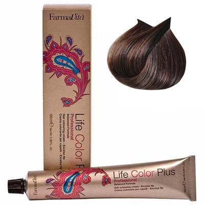 LIFE COLOR PLUS TINTE 6.03 RUBIO OSCURO CALIDO 100ML FARMAVITA