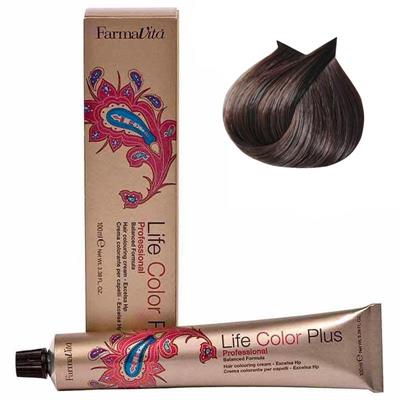 LIFE COLOR PLUS TINTE 6.15 RUBIO OSCURO CENIZA CAOBA 100ML FARMAVITA