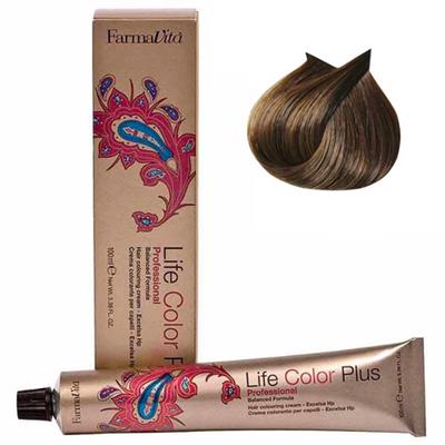 LIFE COLOR PLUS TINTE 6.31 RUBIO OSCURO DORADO CENIZA 100ML FARMAVITA