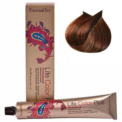 LIFE COLOR PLUS TINTE 6.43 RUBIO OSCURO COBRE DORADO 100ML FARMAVITA