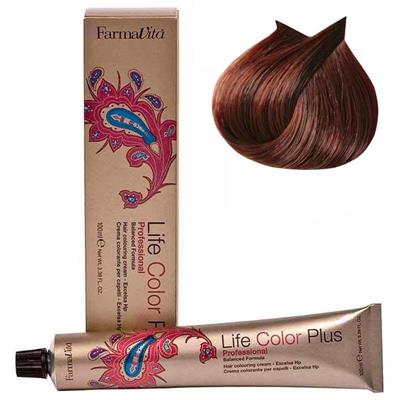 LIFE COLOR PLUS TINTE 6.45 RUBIO OSCURO COBRE CAOBA 100ML FARMAVITA