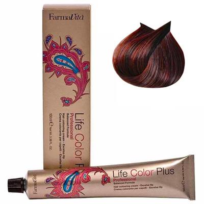 LIFE COLOR PLUS TINTE 6.5 RUBIO OSCURO CAOBA 100ML FARMAVITA