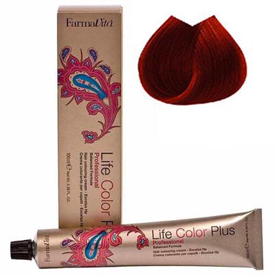 LIFE COLOR PLUS TINTE 6.666 RUBIO OSCURO ROJO CARMIN 100ML FARMAVITA