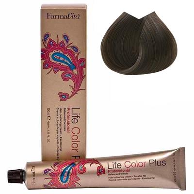 LIFE COLOR PLUS TINTE 6.71 RUBIO OSCURO MARRON CENIZA 100ML FARMAVITA