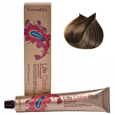 LIFE COLOR PLUS TINTE 6.77 RUBIO OSCURO MARRON INTENSO 100ML FARMAVITA
