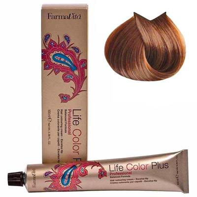 LIFE COLOR PLUS TINTE 8.34 RUBIO CLARO DORADO COBRE 100ML FARMAVITA
