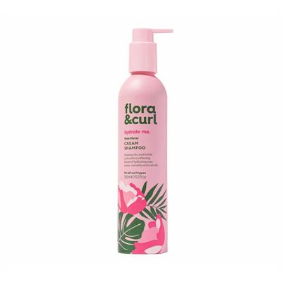 CURL ROSE WATER CREAM SHAMPOO 300ML FLORA