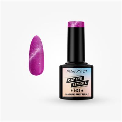 SEMI GEL COLOR 8 ML SPARKLING PNAST PURPLE Nº 1425 ELIXIR