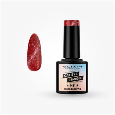 SEMI GEL COLOR 8 ML SPARKLING COPPER Nº 1421 ELIXIR