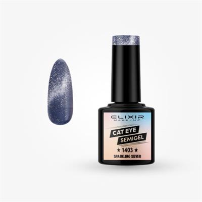 SEMI GEL COLOR 8 ML SPARKLING SILVER Nº 1403 ELIXIR