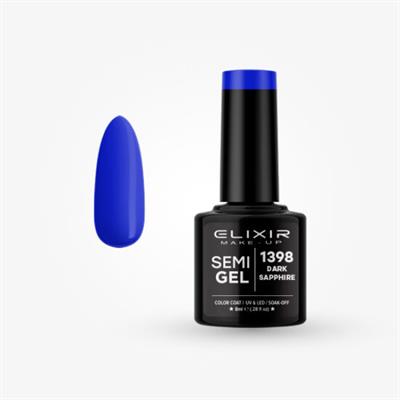 SEMI GEL COLOR 8 ML DARK SAPPHIRE Nº 1398 ELIXIR