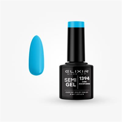 SEMI GEL COLOR 8 ML DARK AQUAMARINE Nº 1394 ELIXIR
