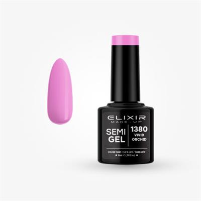 SEMI GEL COLOR 8 ML VIVID ORCHID Nº 1380 ELIXIR