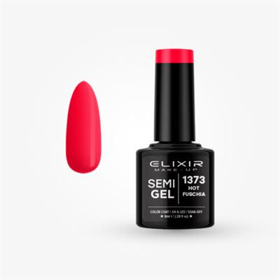 SEMI GEL COLOR 8 ML HOT FUCSIA Nº 1373 ELIXIR