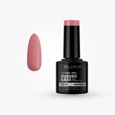 SEMI GEL COLOR 8 ML RUBBER BASE COAT CANDY ROSE Nº 1335 ELIXIR