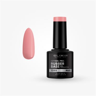 SEMI GEL COLOR 8 ML RUBBER BASE COAT BLUSH Nº 1333 ELIXIR