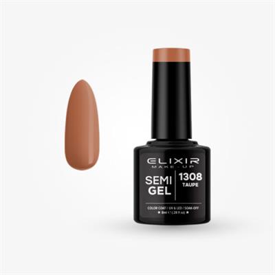 SEMI GEL COLOR 8 ML TAUPE Nº 1308 ELIXIR