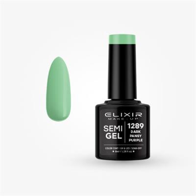 SEMI GEL COLOR 8 ML DARK PANSY PURPLE Nº 1289 ELIXIR