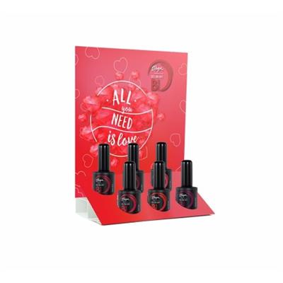 GEL ON-OFF ALL YOU NEED IS LOVE 6U EXPOSITOR