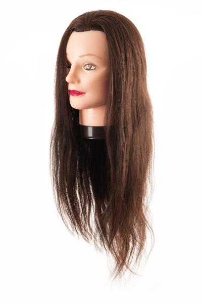 PELO NATURAL CABEZA MANIQUÍ 55-60CM

