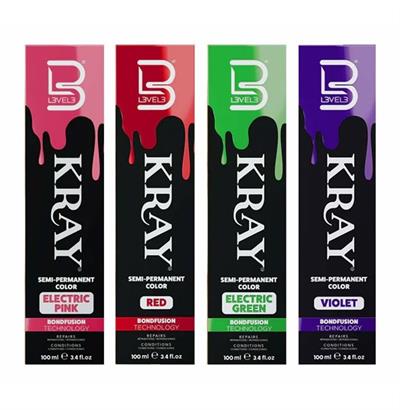 KRAY COLOR YELLOW 100ML L3V3L 3 SEMI-PERMANENT