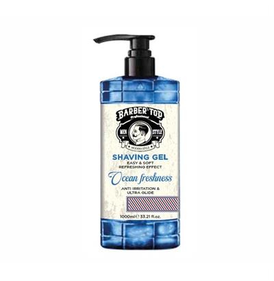 TOP SHAVE GEL 1000ML OCEAN FRESHNESS BARBER
