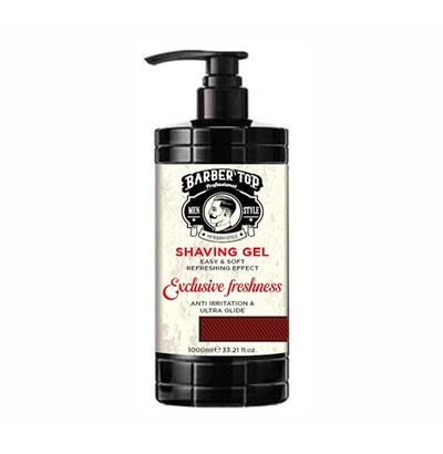 TOP SHAVE GEL 1000ML EXCLUSIVE FRESHNESS BARBER