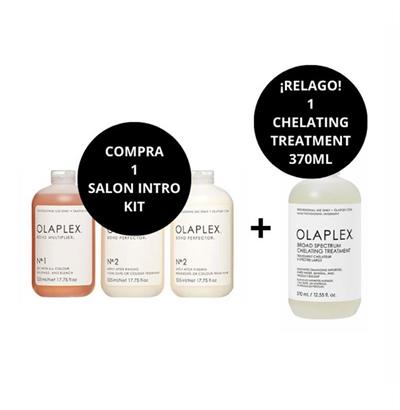 OLAPLEX SALON INTRO KIT + CHELATING TREATMENT 370ML KIT