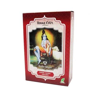 RADHE SUPER CAOBA OSCURO POLVO 100GR HENNA