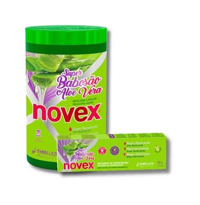 NOVEX MASCARILLA 400GR + RECARGA 80GR SUPER ALOE VERA PACK