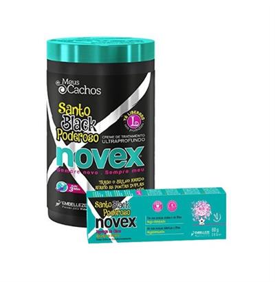 NOVEX MASCARILLA 400GR + RECARGA 80GR SANTO BLACK PODEROSO PACK