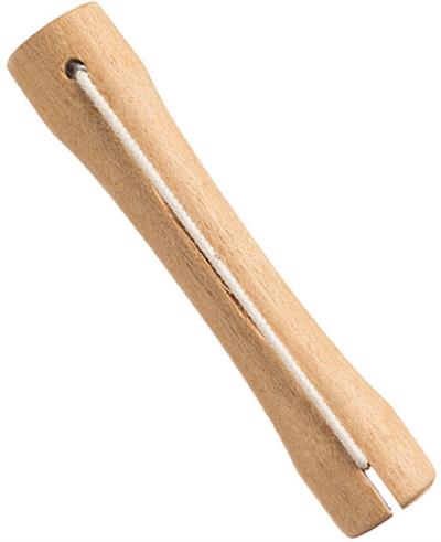BIGUDÍS MADERA Nº9 BOLSA 12 UND.
