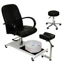 PEDICURA HIDRÁULICO SILLÓN TORINO ASTRA NEGRO
