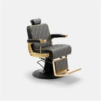 GON SILLÓN DE BARBERO GOLD-NEGRO