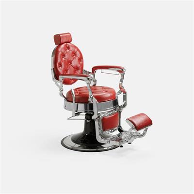 MACK SILLÓN BARBERO PLATA-ROJO

