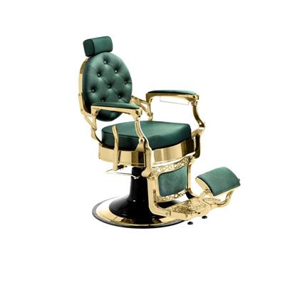 MAE SILLÓN DE BARBERO GOLD-VERDE
