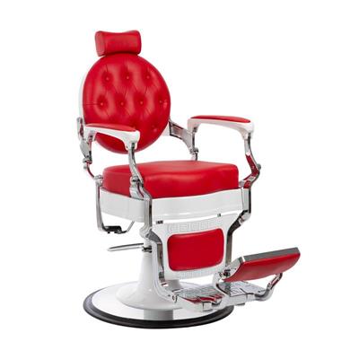 MAE SILLÓN DE BARBERO BLANCO-ROJO
