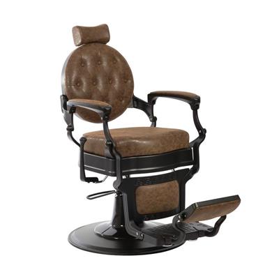 MAE SILLÓN DE BARBERO NEGRO-MARRÓN
