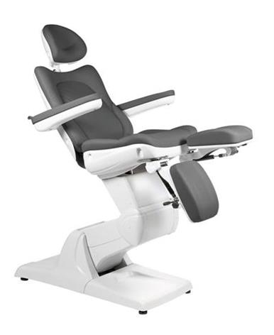 SADIRA SILLÓN ELÉCTRICO PARA PEDICURA BLANCO-GRIS OSCURO
