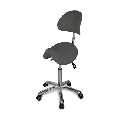 ZEO BACK TABURETE GRIS OSCURO
